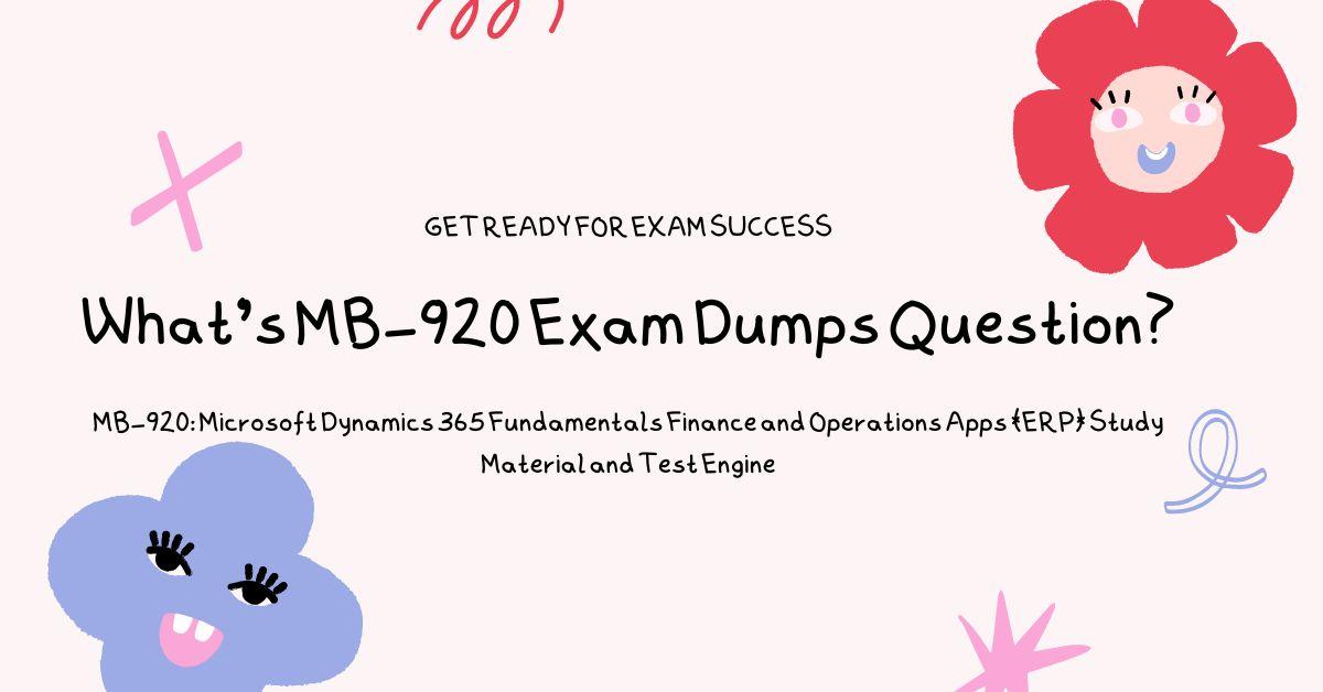 MB920 Exam